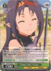 Imp Girl, Yuuki - Sword Art Online Re: Edit - Weiss Schwarz card