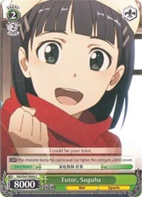 Tutor, Suguha - Sword Art Online Re: Edit - Weiss Schwarz card