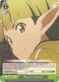 Recon's Courage - Sword Art Online Re: Edit - Weiss Schwarz card