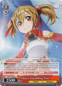 Silica's Unyielding Trust - Sword Art Online Re: Edit - Weiss Schwarz card