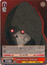 Unknown Identity, Death Gun - Sword Art Online Re: Edit - Weiss Schwarz card