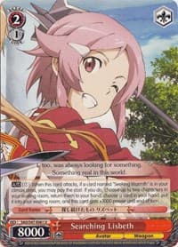 Searching Lisbeth - Sword Art Online Re: Edit - Weiss Schwarz card