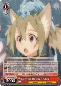 Fluffy on the Head, Silica - Sword Art Online Re: Edit - Weiss Schwarz card