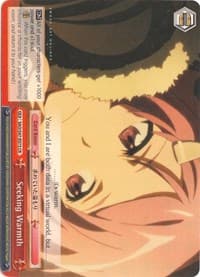 Seeking Warmth - Sword Art Online Re: Edit - Weiss Schwarz card