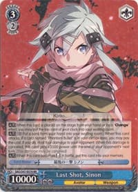 Last Shot, Sinon - Sword Art Online Re: Edit - Weiss Schwarz card