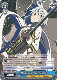 "Machine of Ice" Sinon - Sword Art Online Re: Edit - Weiss Schwarz card