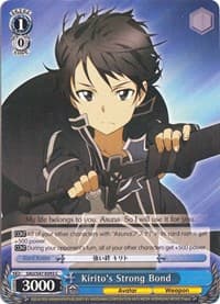 Kirito's Strong Bond - Sword Art Online Re: Edit - Weiss Schwarz card