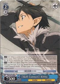"Skill Connect" Kirito - Sword Art Online Re: Edit - Weiss Schwarz card