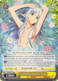 Comforting Moment, Asuna - Sword Art Online Re: Edit - Weiss Schwarz card