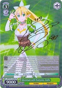 Adventure with Everyone, Leafa (SP) - Sword Art Online Re: Edit - Weiss Schwarz card