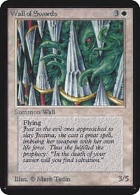 Wall of Swords - Alpha Edition - Magic: The Gathering card