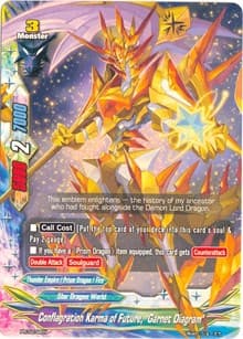 Conflagration Karma of Future, Garnet Diagram - Promo Cards - Future Card BuddyFight card