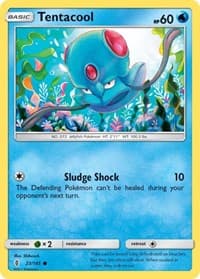 Tentacool - SM - Guardians Rising - Pokemon card