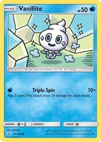 Vanillite - SM - Guardians Rising - Pokemon card