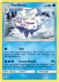 Vanilluxe - SM - Guardians Rising - Pokemon card