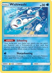 Wishiwashi - SM - Guardians Rising - Pokemon card