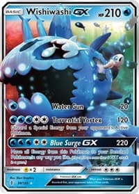 Wishiwashi GX - SM - Guardians Rising - Pokemon card