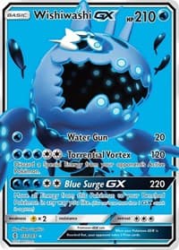 Wishiwashi GX (Full Art) - SM - Guardians Rising - Pokemon card