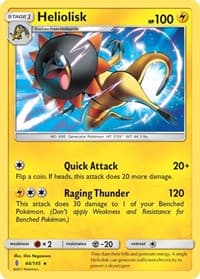 Heliolisk - SM - Guardians Rising - Pokemon card