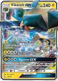Vikavolt GX - SM - Guardians Rising - Pokemon card