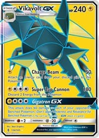 Vikavolt GX (Full Art) - SM - Guardians Rising - Pokemon card
