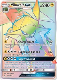 Vikavolt GX (Secret) - SM - Guardians Rising - Pokemon card