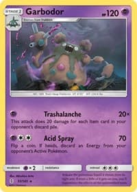 Garbodor - SM - Guardians Rising - Pokemon card