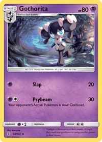 Gothorita - SM - Guardians Rising - Pokemon card