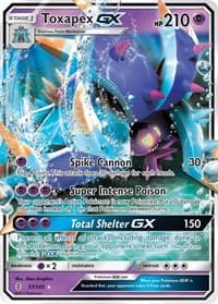 Toxapex GX - SM - Guardians Rising - Pokemon card