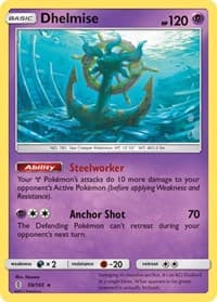 Dhelmise - SM - Guardians Rising - Pokemon card