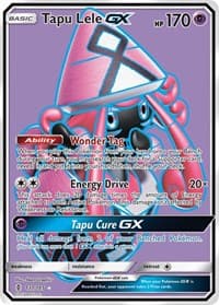 Tapu Lele GX (Full Art) - SM - Guardians Rising - Pokemon card