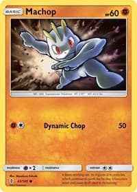 Machop (63) - SM - Guardians Rising - Pokemon card