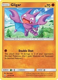 Gligar - SM - Guardians Rising - Pokemon card