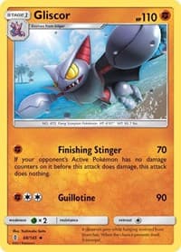 Gliscor - SM - Guardians Rising - Pokemon card