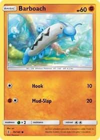 Barboach - SM - Guardians Rising - Pokemon card