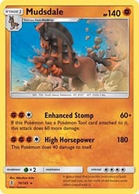 Mudsdale - SM - Guardians Rising - Pokemon card