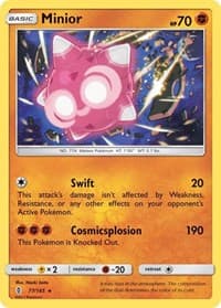 Minior - SM - Guardians Rising - Pokemon card
