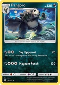 Pangoro - SM - Guardians Rising - Pokemon card