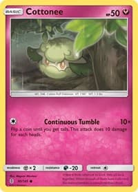 Cottonee - SM - Guardians Rising - Pokemon card