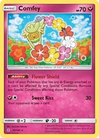 Comfey - SM - Guardians Rising - Pokemon card