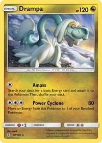 Drampa - SM - Guardians Rising - Pokemon card