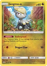 Jangmo-o - SM - Guardians Rising - Pokemon card