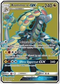 Kommo-o GX (Full Art) - SM - Guardians Rising - Pokemon card