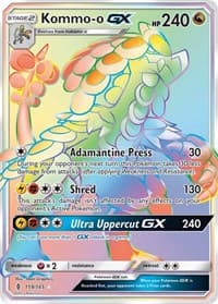 Kommo-o GX (Secret) - SM - Guardians Rising - Pokemon card