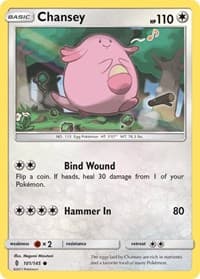 Chansey - SM - Guardians Rising - Pokemon card