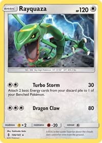 Rayquaza - SM - Guardians Rising - Pokemon card