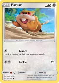 Patrat - SM - Guardians Rising - Pokemon card