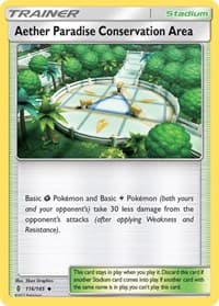 Aether Paradise Conservation Area - SM - Guardians Rising - Pokemon card