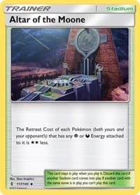 Altar of the Moone - SM - Guardians Rising - Pokemon card