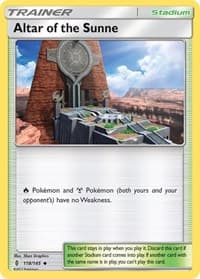 Altar of the Sunne - SM - Guardians Rising - Pokemon card